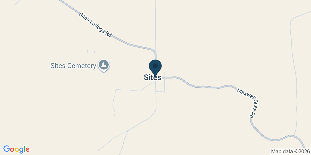 Map showing Colusa County, CA