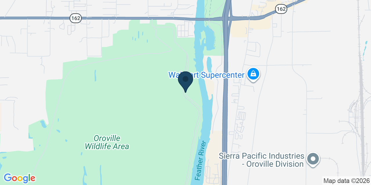 Map showing Thermalito, Butte County, CA