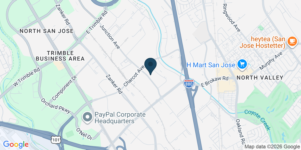 Map showing San Jose, Santa Clara County, CA