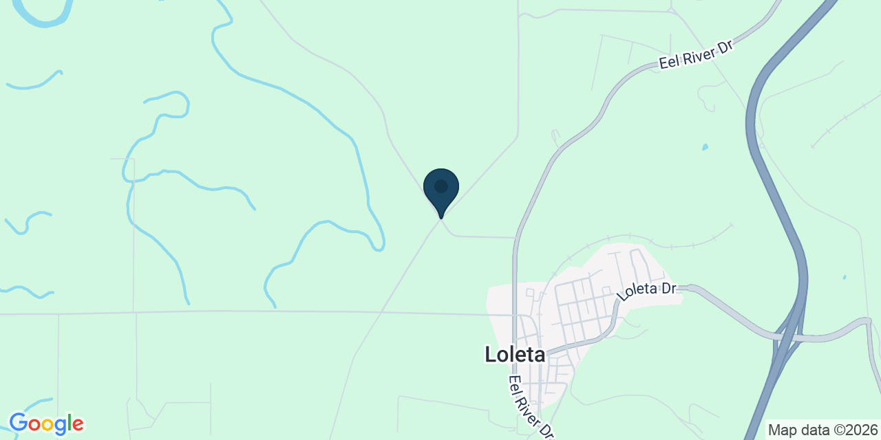 Map showing Loleta, Humboldt County, CA