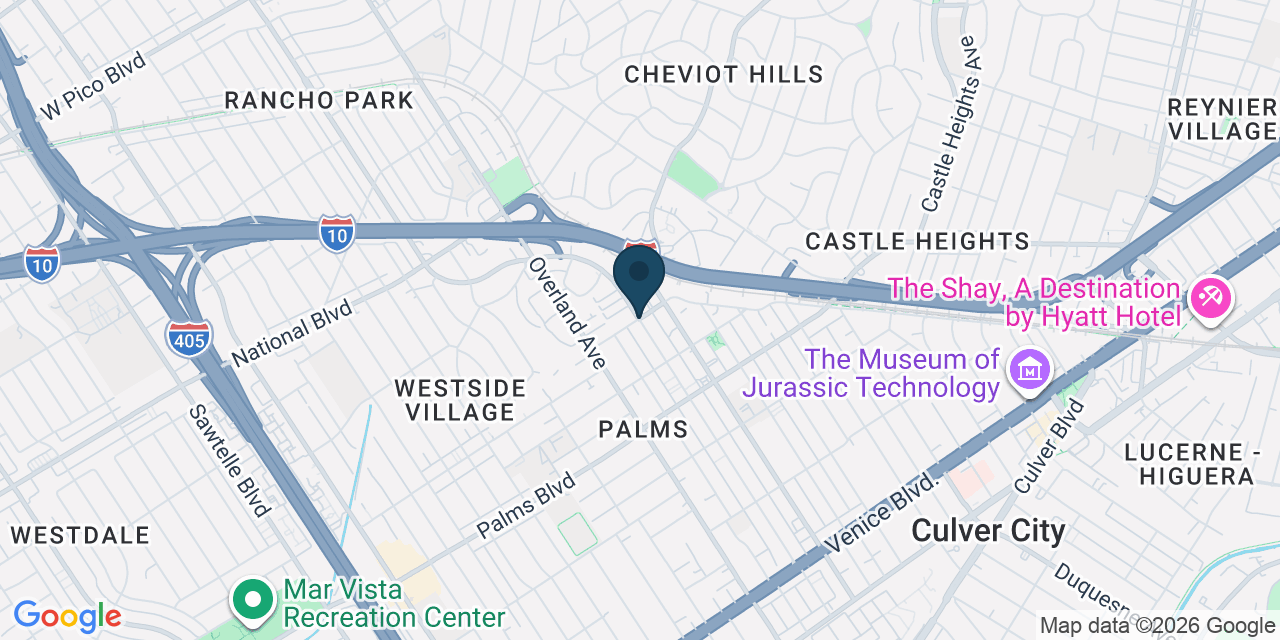 Map showing Los Angeles County, CA