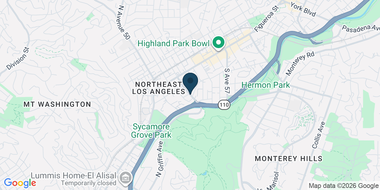 Map showing Los Angeles, Los Angeles County, CA
