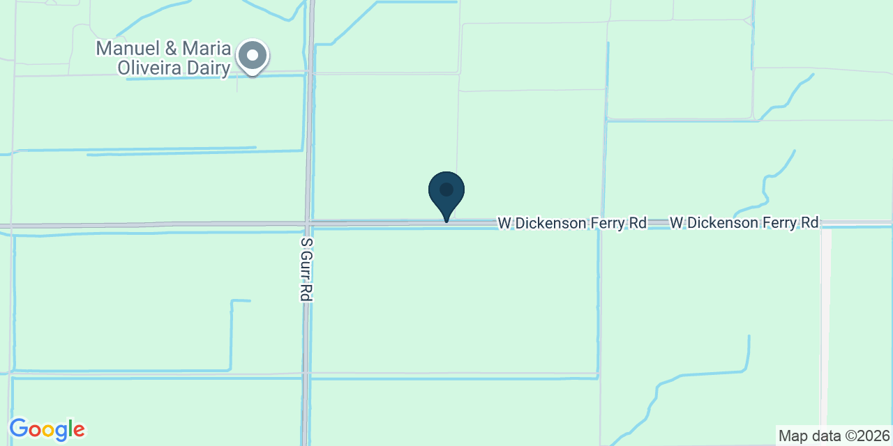 Map showing Merced County, CA
