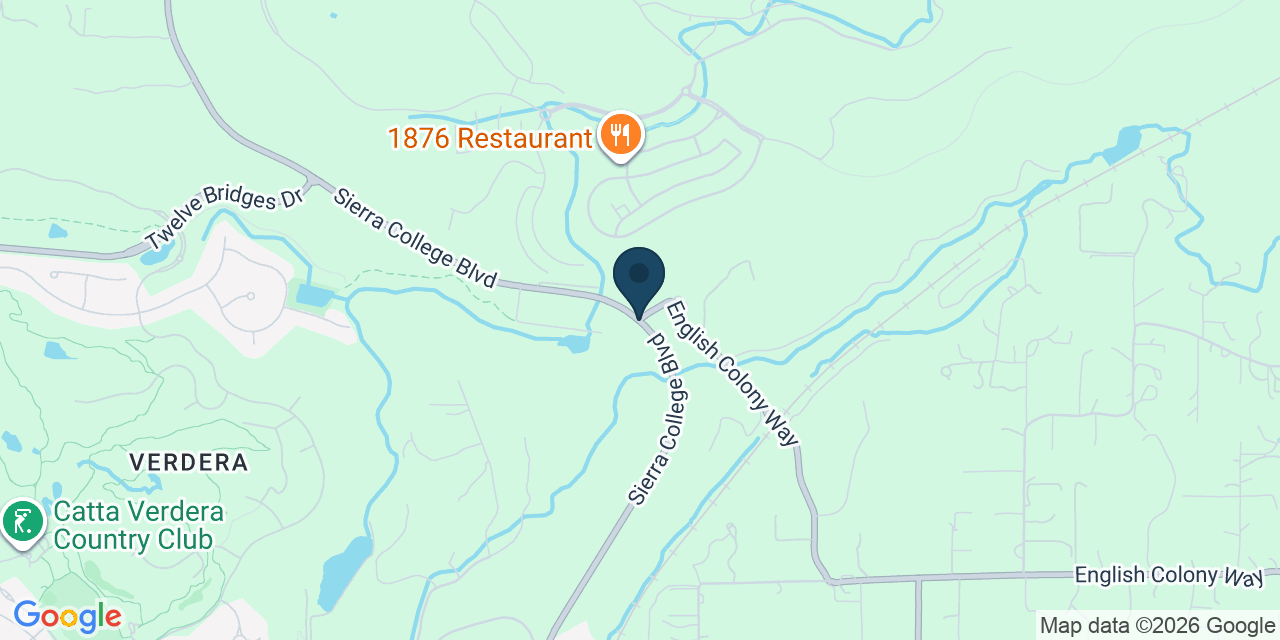 Map showing Placer County, CA