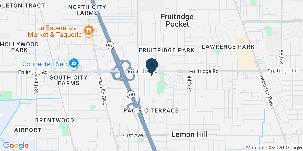 Map showing Sacramento, Sacramento County, CA