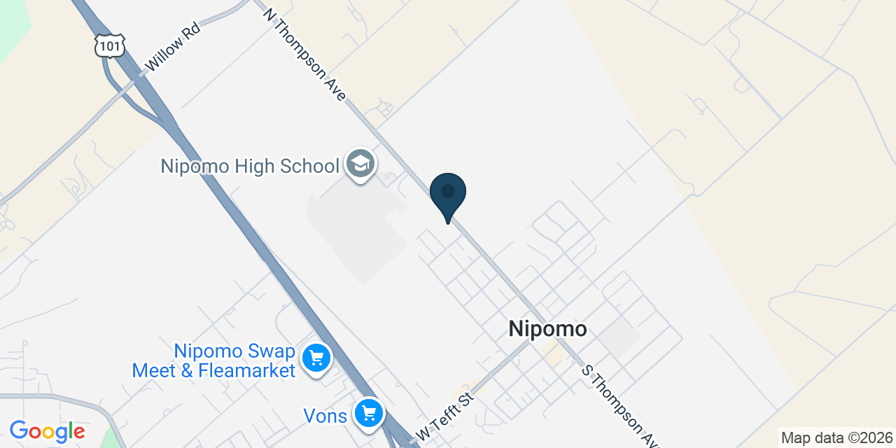 Map showing Nipomo, San Luis Obispo County, CA