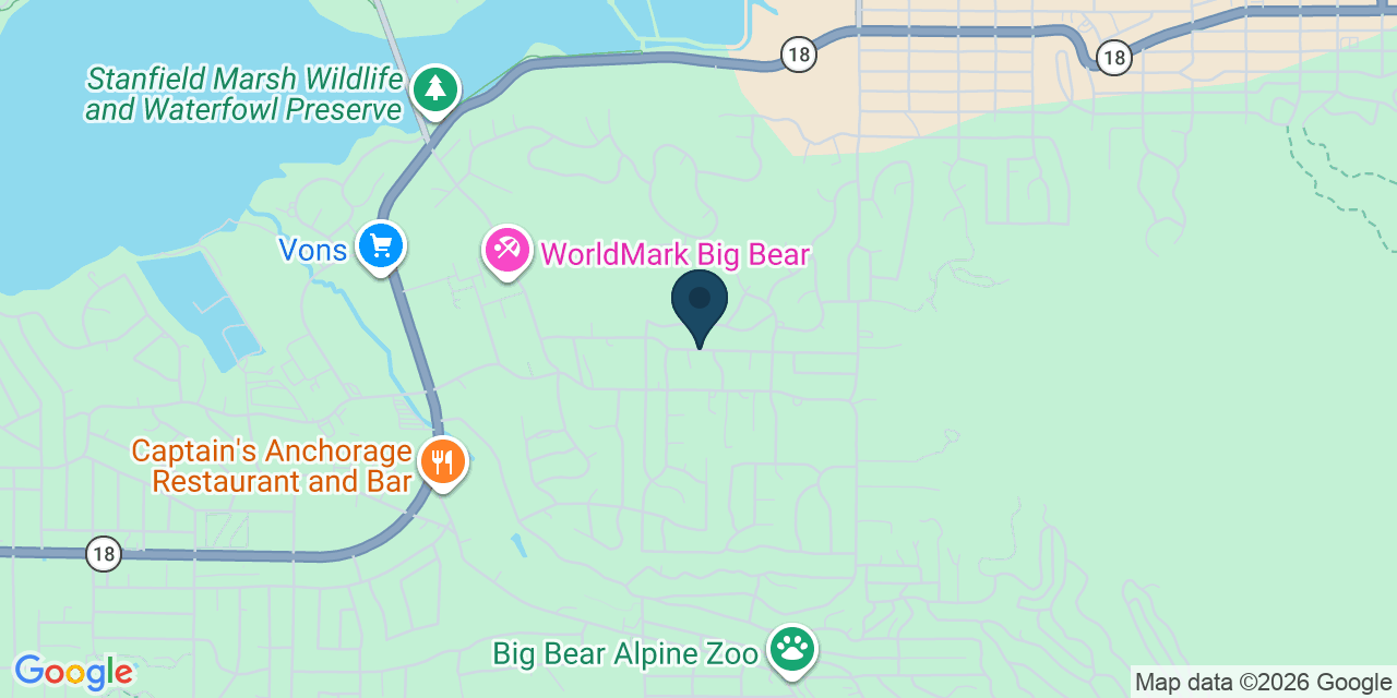 Map showing San Bernardino County, CA