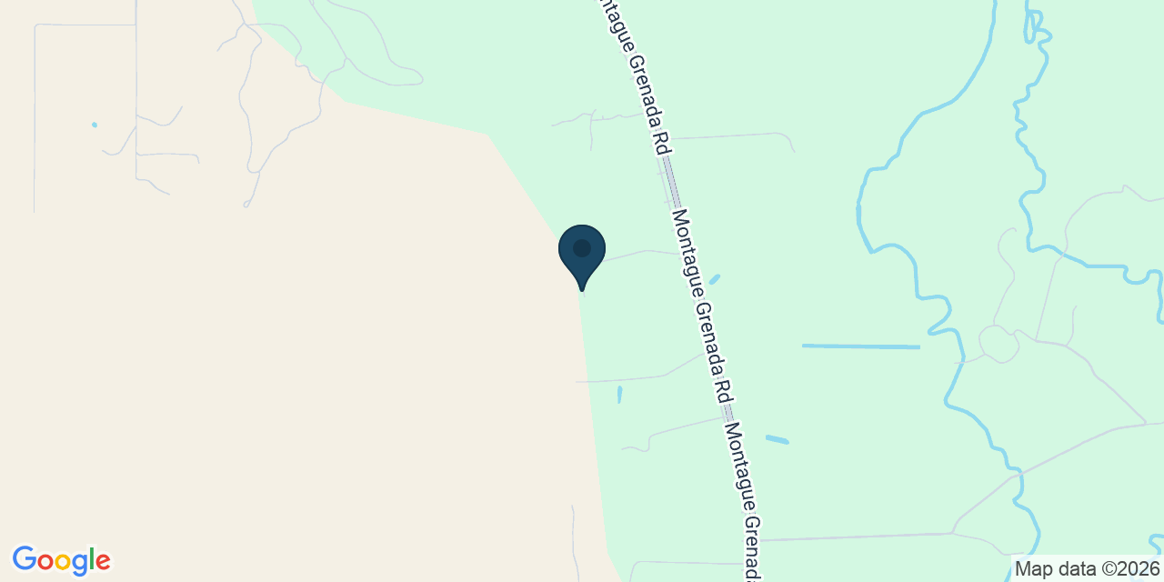 Map showing Montague, Siskiyou County, CA