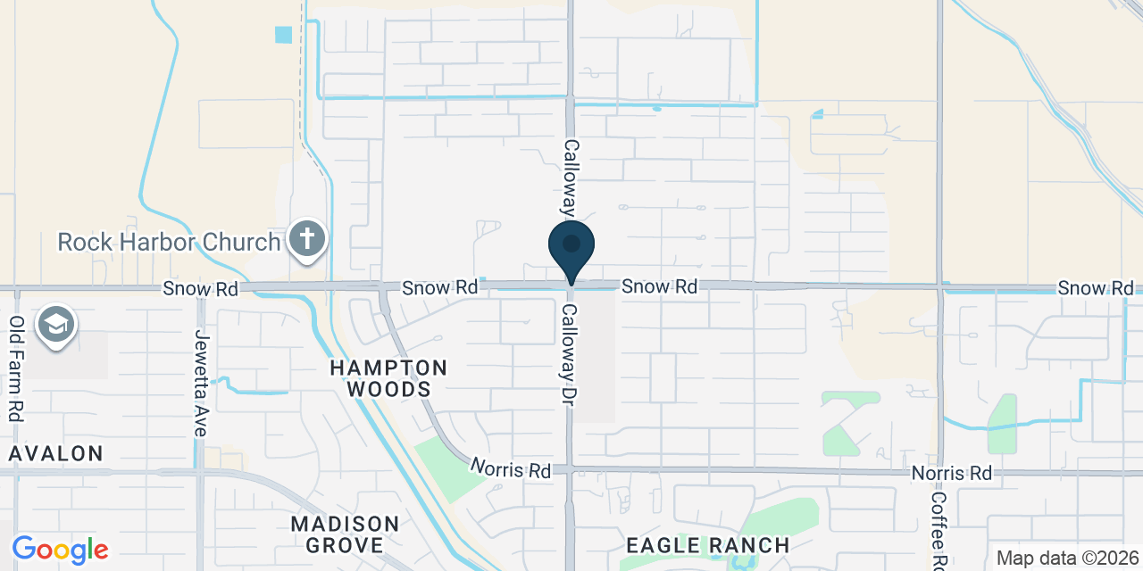 Map showing Bakersfield, Kern County, CA