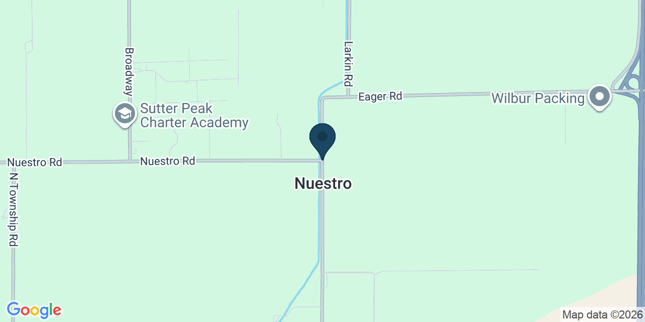 Map showing Sutter County, CA