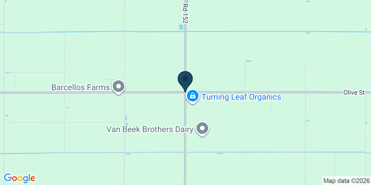 Map showing Tulare County, CA