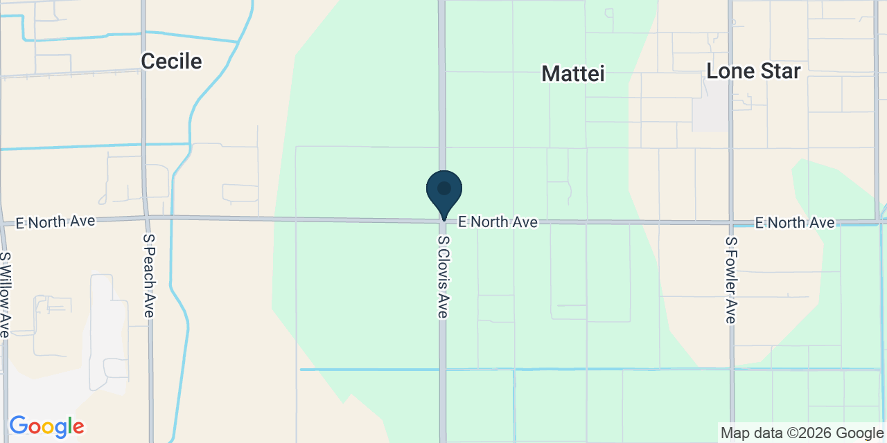 Map showing Southeast Growth Area, Fresno County, CA