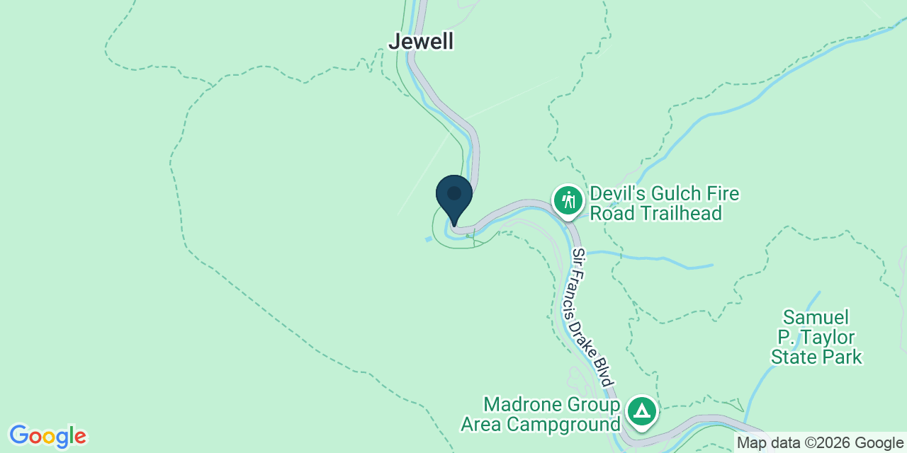 Map showing Marin County, CA