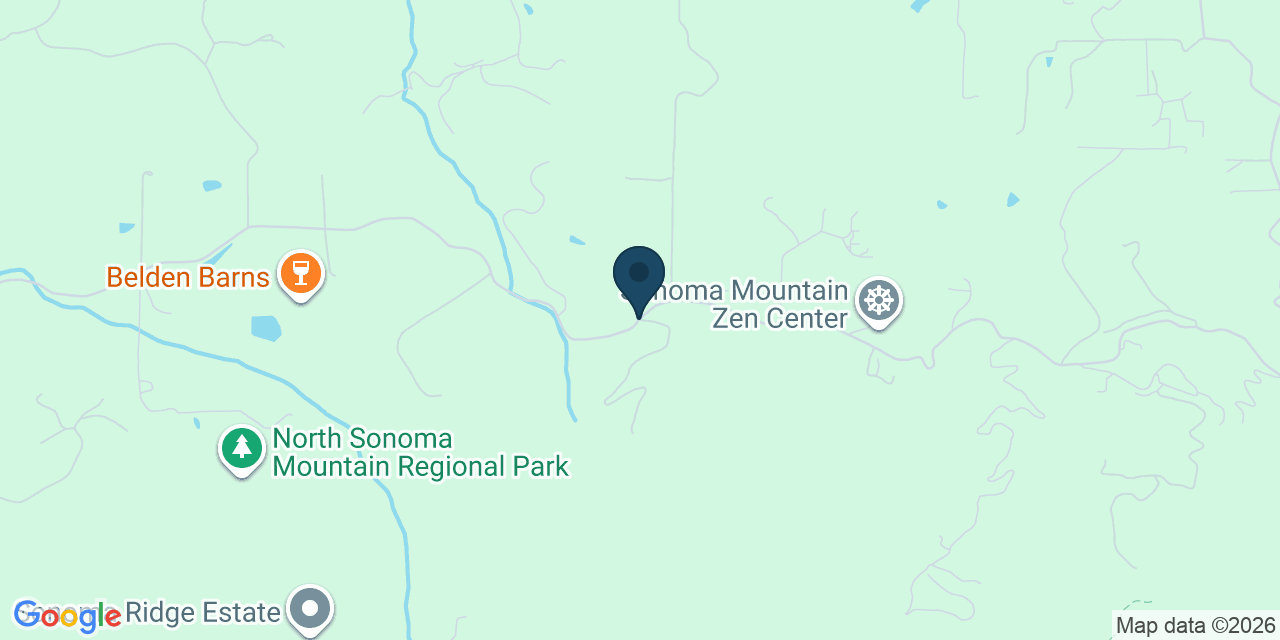 Map showing Sonoma County, CA
