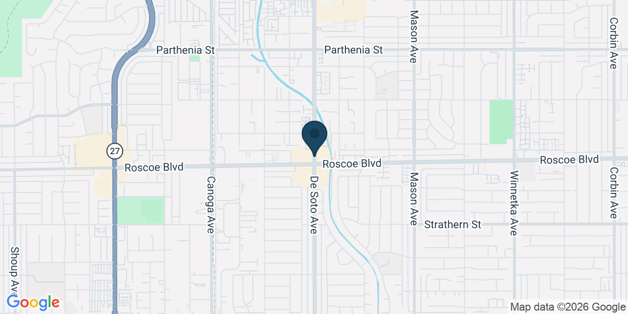 Map showing Los Angeles, Los Angeles County, CA
