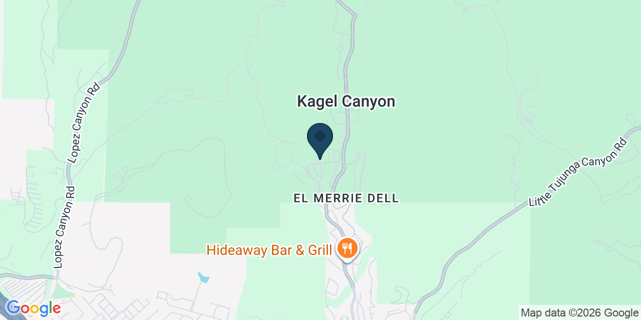 Map showing Sylmar, Los Angeles County, CA