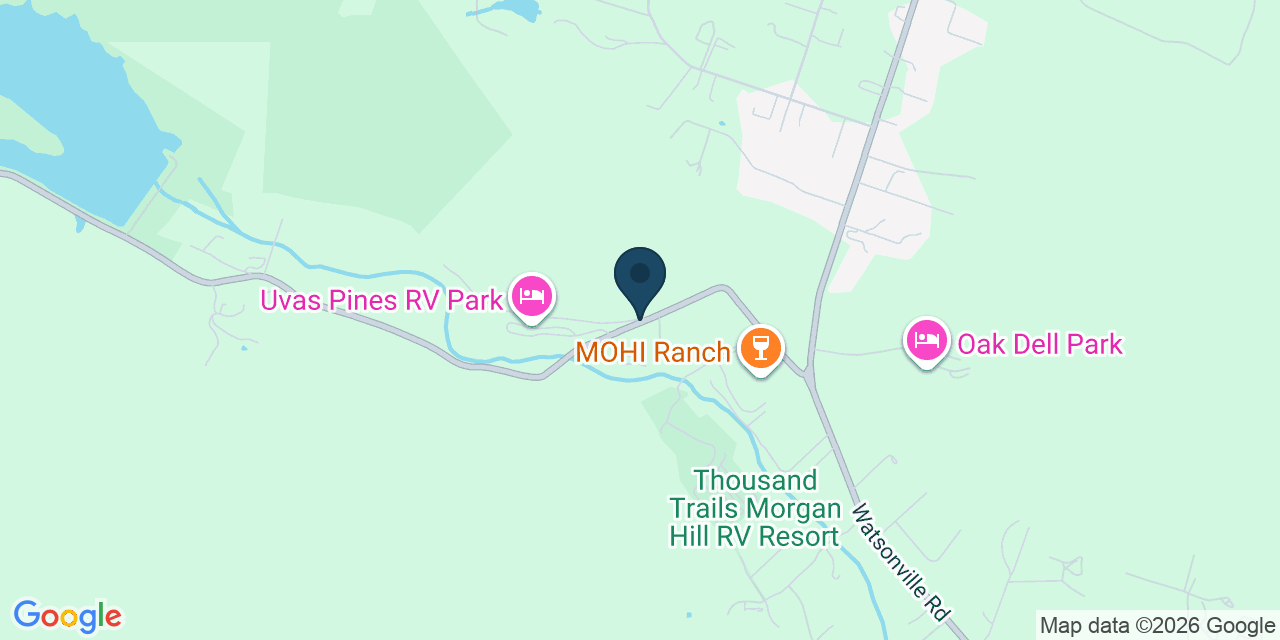 Map showing Morgan Hill, Santa Clara County, CA