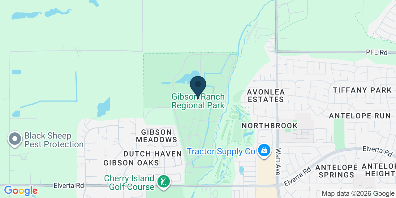 Map showing Elverta, Sacramento County, CA