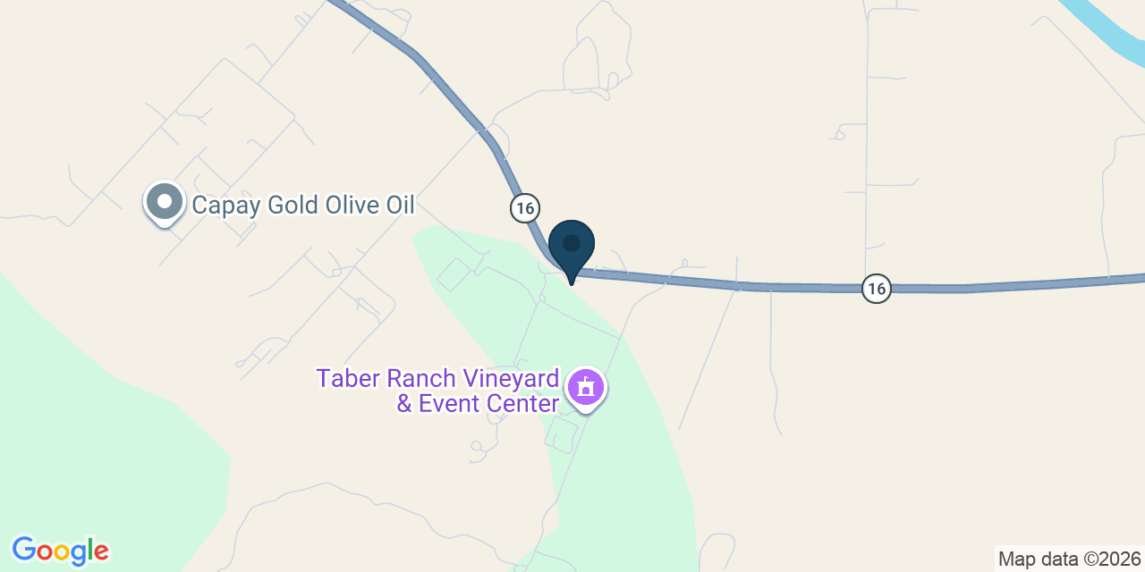 Map showing Capay, Yolo County, CA
