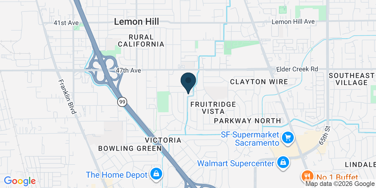Map showing Sacramento, Sacramento County, CA