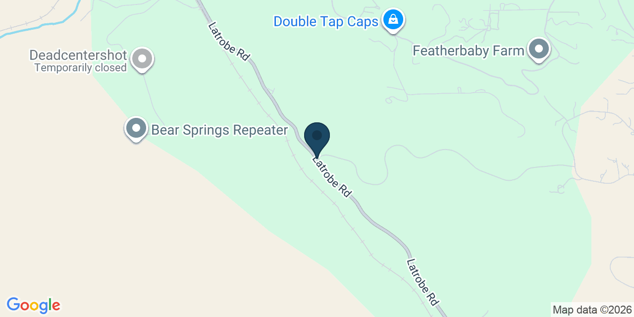 Map showing El Dorado County, CA