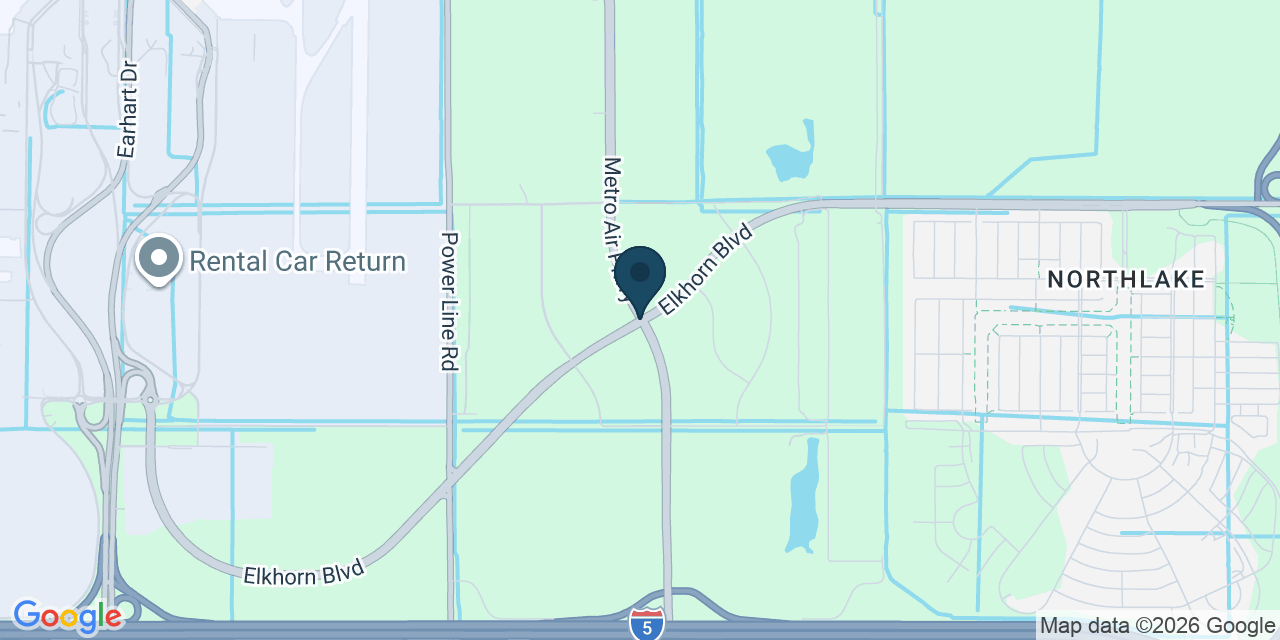Map showing Sacramento County, CA