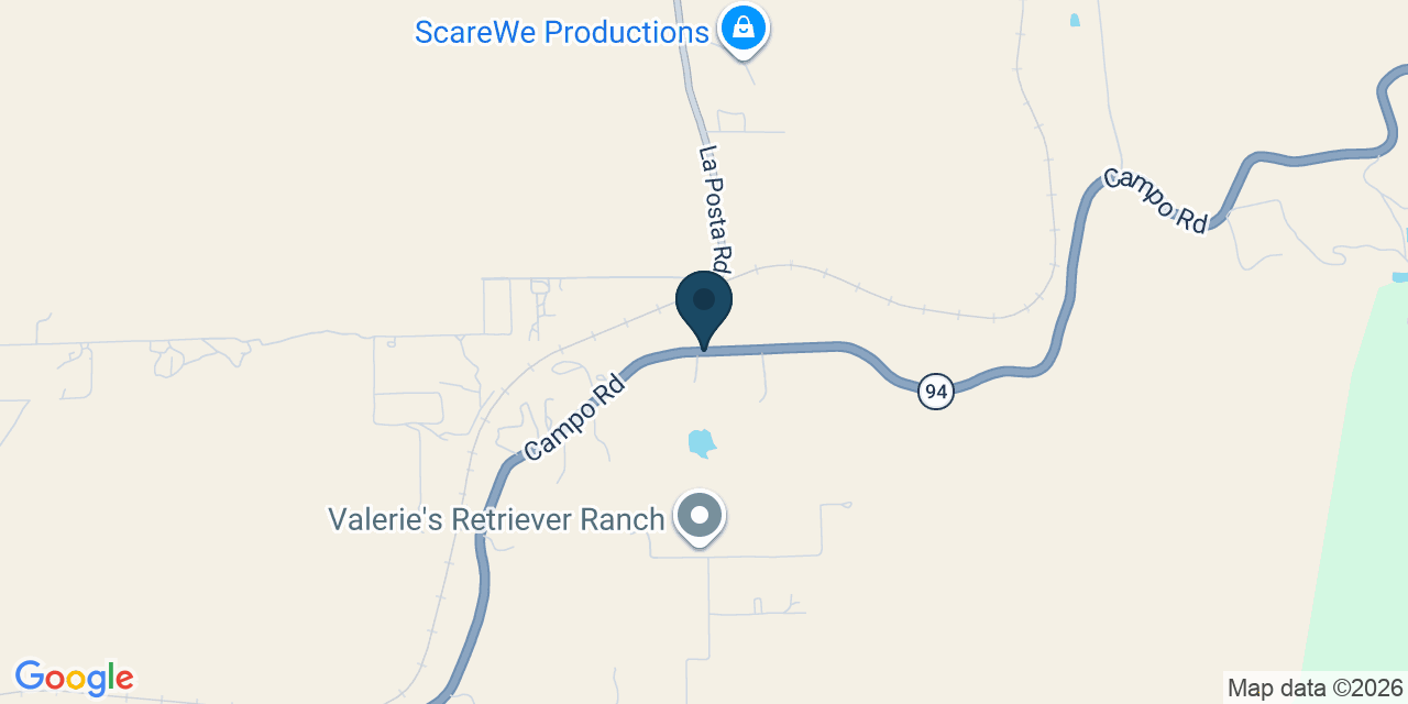 Map showing San Diego County, CA