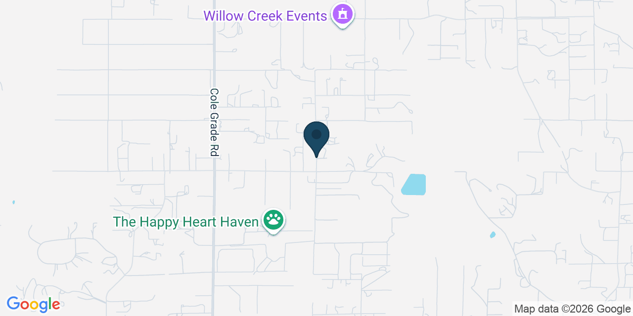 Map showing Valley Center, San Diego County, CA
