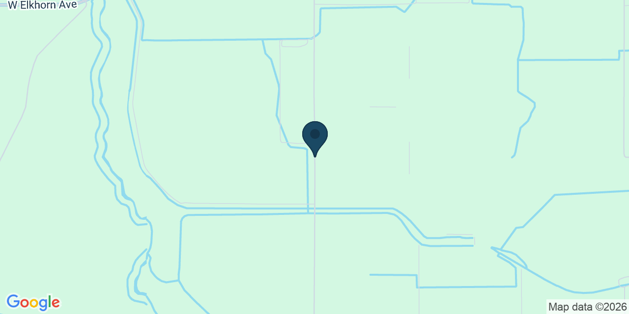 Map showing Fresno County, CA