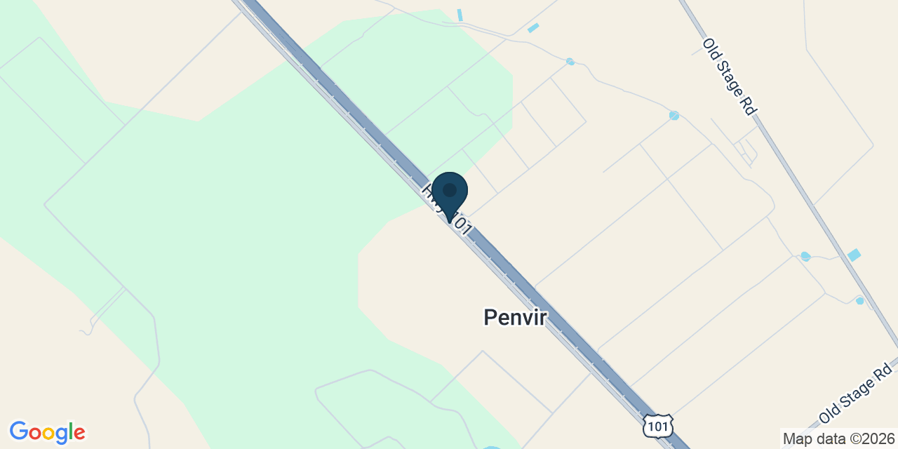 Map showing Monterey County, CA