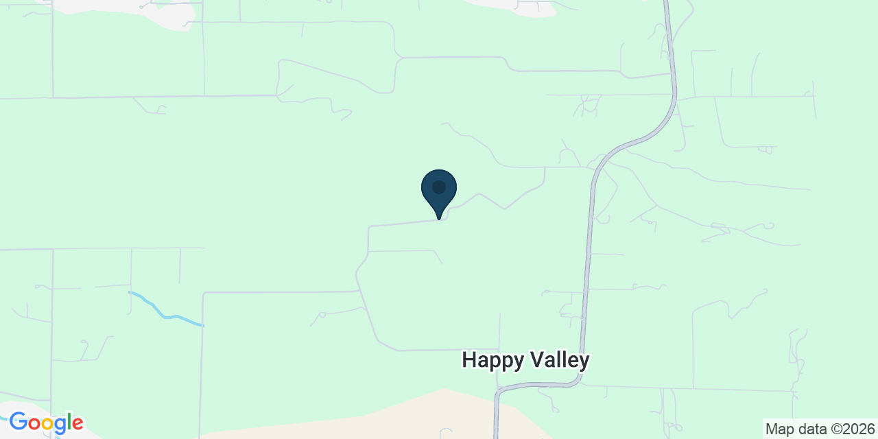 Map showing Happy Valley, Shasta County, CA