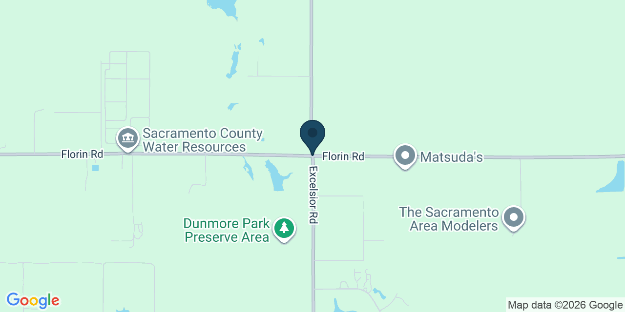 Map showing Sacramento County, CA