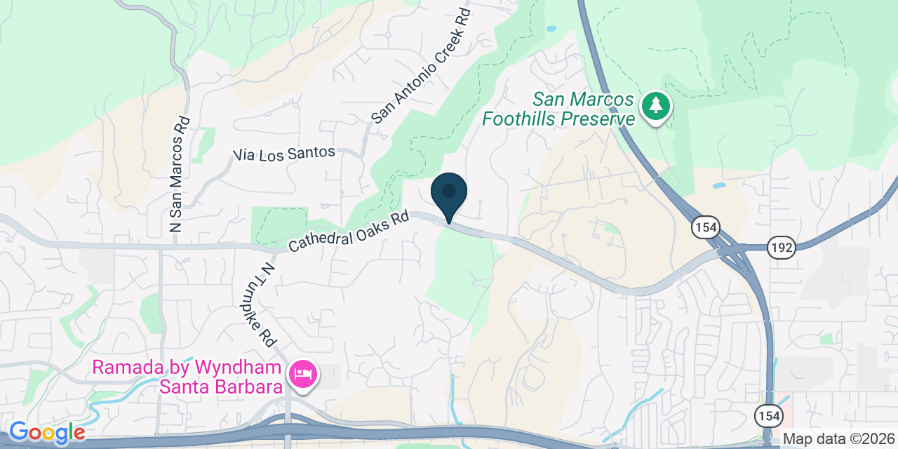 Map showing Goleta, Santa Barbara County, CA
