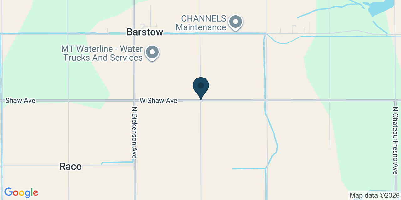 Map showing Fresno County, CA