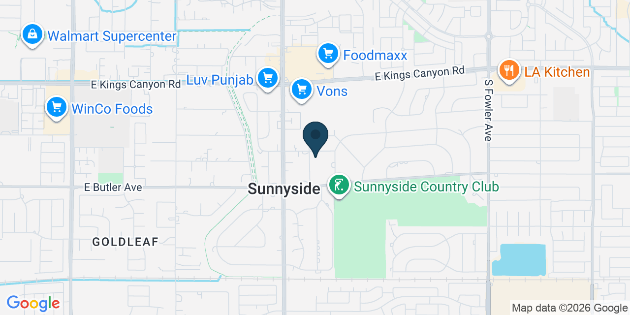 Map showing Fresno, Fresno County, CA