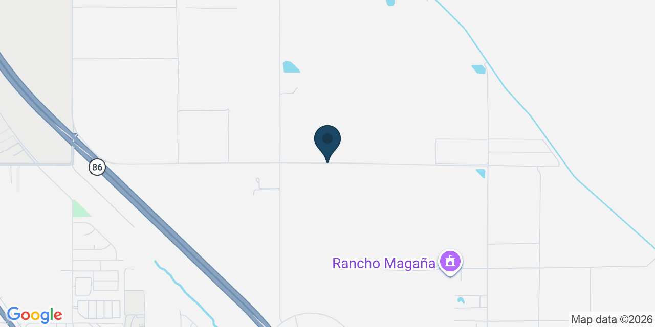 Map showing Coachella, Riverside County, CA