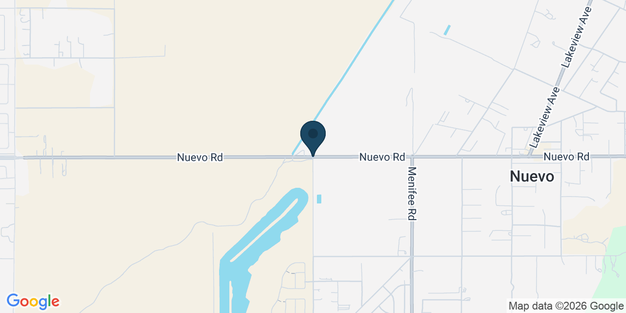 Map showing Riverside County, CA