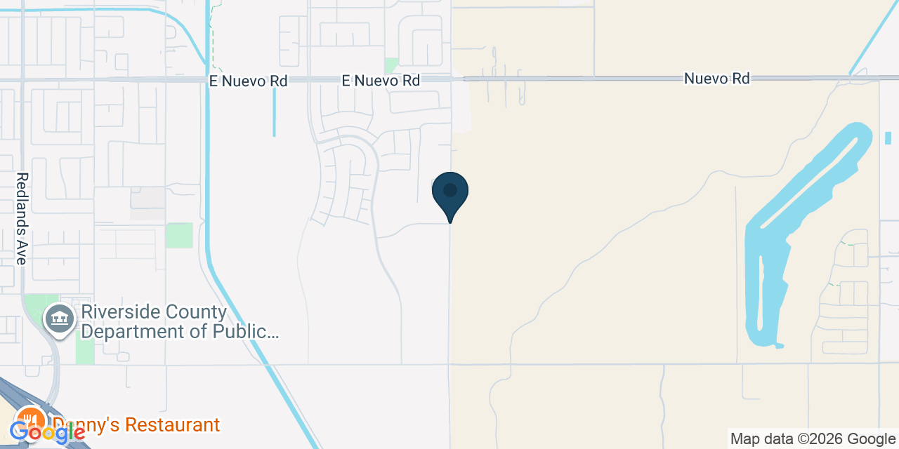 Map showing Riverside County, CA