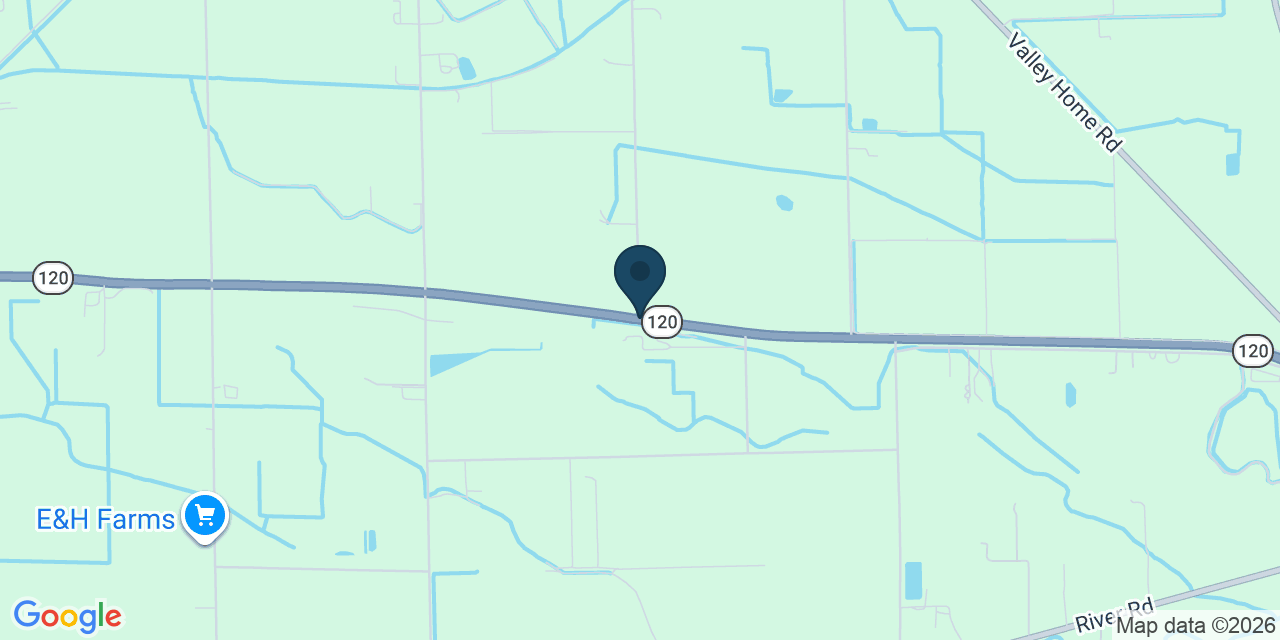 Map showing Stanislaus County, CA