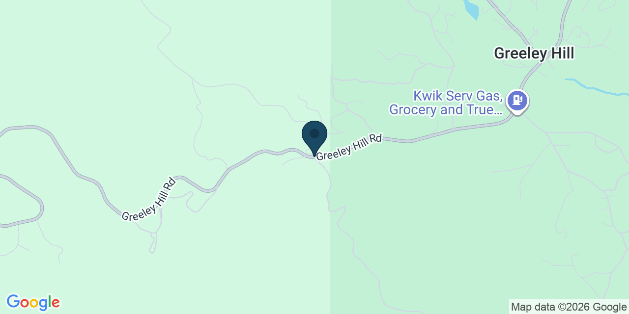 Map showing Greeley Hill, Mariposa County, CA