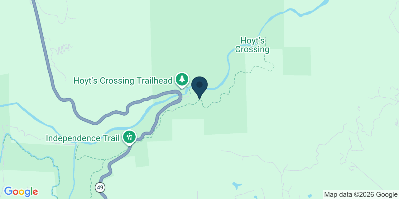 Map showing Nevada County, CA