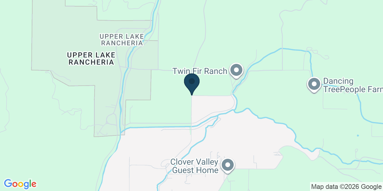 Map showing Lake County, CA