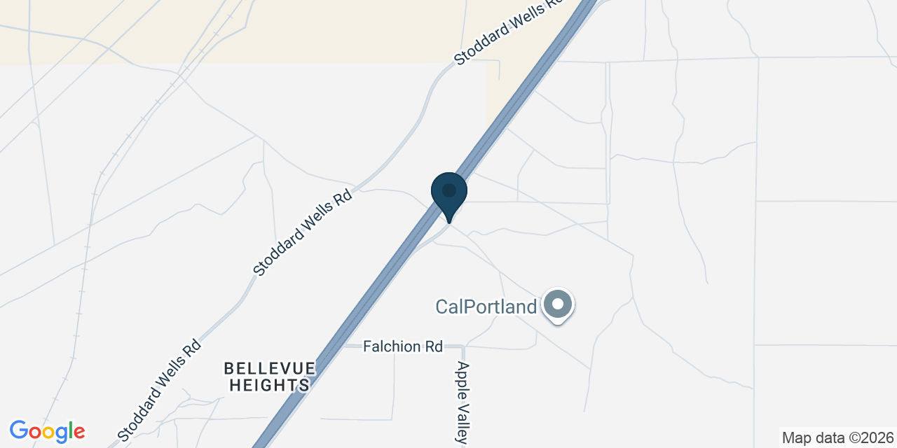 Map showing Apple Valley, San Bernardino County, CA