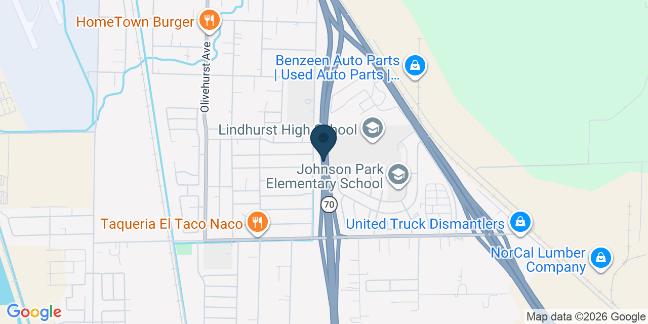 Map showing California