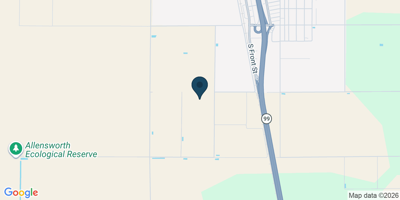 Map showing Earlimart, Tulare County, CA