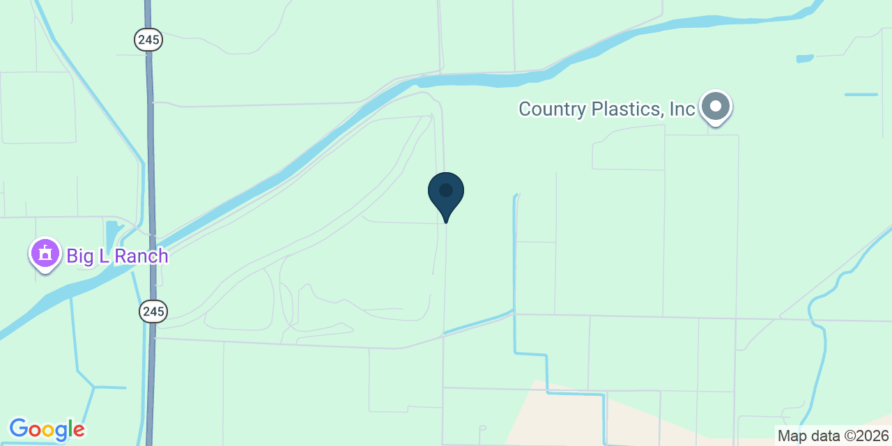 Map showing Tulare County, CA