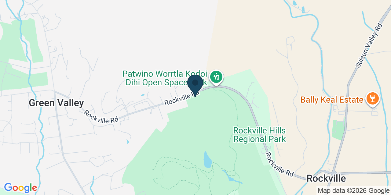 Map showing Fairfield, Solano County, CA