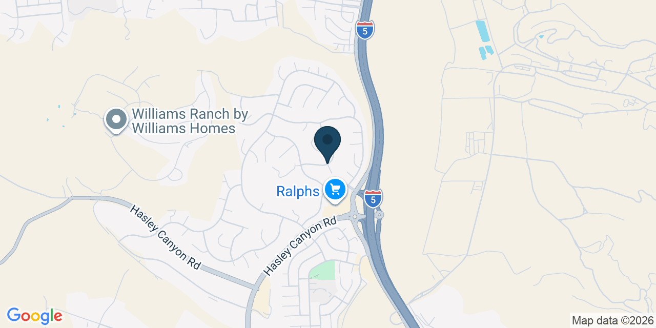Map showing Castaic, Los Angeles County, CA