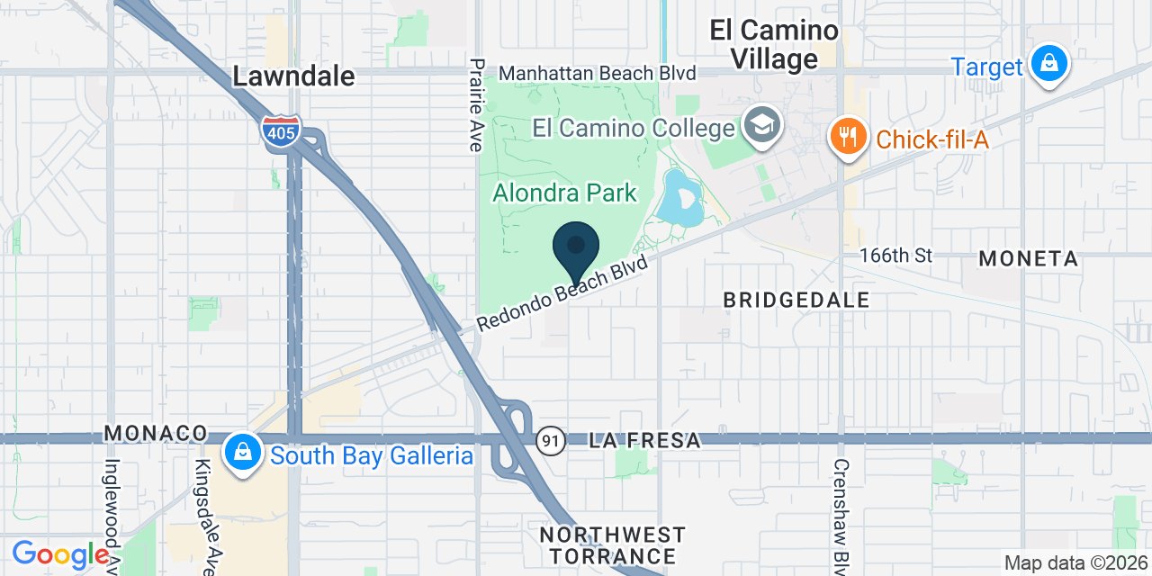 Map showing Los Angeles County, CA