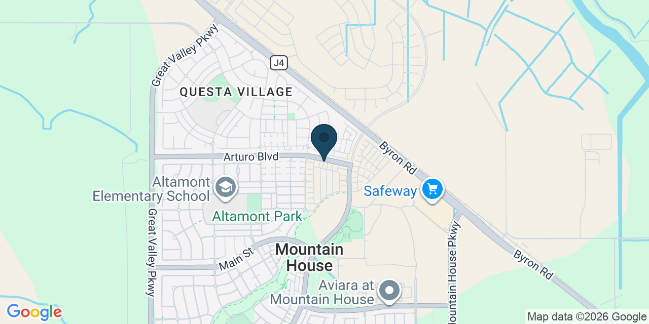 Map showing Mountain House, San Joaquin County, CA